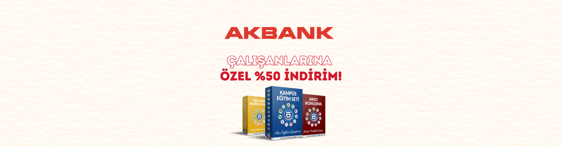 Akbank çalışanları İngilizceyi %50 indirimli öğrenecek